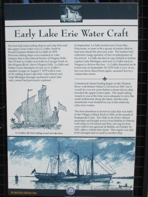 Early Lake Erie Water Craft Marker image. Click for full size.