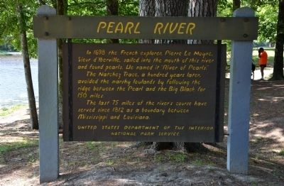 Pearl River Historical Marker image. Click for full size.