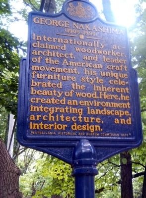 George Nakashima Marker image. Click for full size.