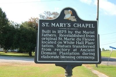 St. Mary's Chapel Marker image. Click for full size.