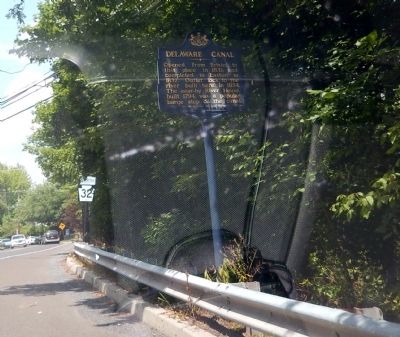 Delaware Canal Marker. Click for full size. Delaware Canal Marker image. Click for full size.