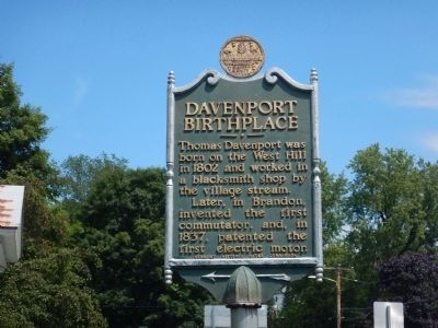 Davenport Birthplace Marker image. Click for full size.