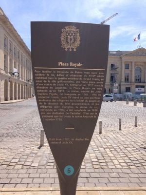 Place Royale Marker image. Click for full size.
