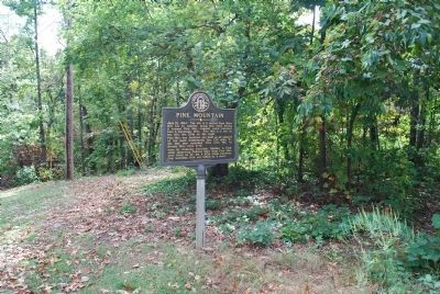 Pine Mountain Marker. Click for full size. Pine Mountain Marker image. Click for full size.