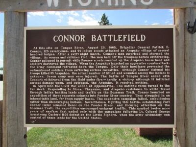 Connor Battlefield Marker image. Click for full size.