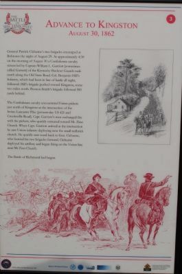 Advance to Kingston Marker image. Click for full size.