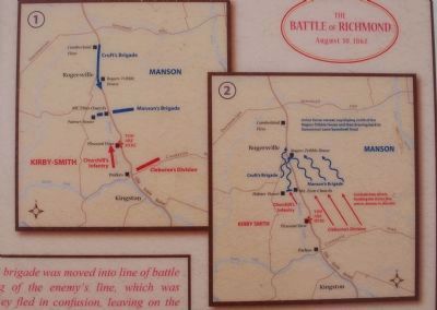 Battle of Richmond Marker. Click for full size. Battle of Richmond Marker image. Click for full size.