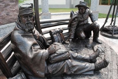 The Bivouac Monument image. Click for full size.