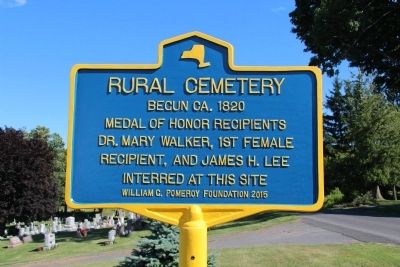 Rural Cemetery Marker. Click for full size. Rural Cemetery Marker image. Click for full size.