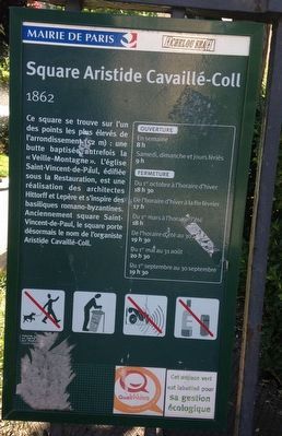 Square Aristade Caviaill�-Coll Marker image. Click for full size.