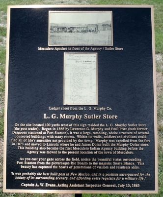 L.G. Murphy Sutler Store Marker image. Click for full size.