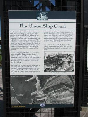The Union Ship Canal Marker image. Click for full size.