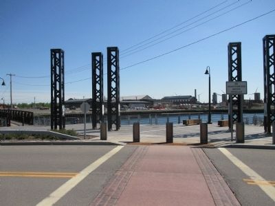 Marker & Union Ship Canal image. Click for full size.