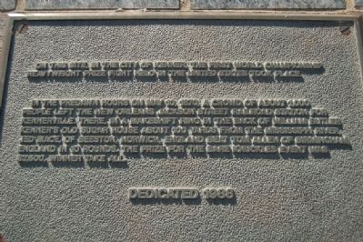 First Heavyweight Prize Fight Memorial Marker. Click for full size. First Heavyweight Prize Fight Memorial Marker image. Click for full size.