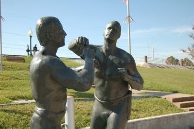 First Heavyweight Prize Fight Memorial Marker image. Click for full size.