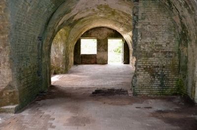 Inside Fort Pickens image. Click for full size.