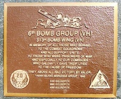 6th Bomb Group (VH) Marker image. Click for full size.