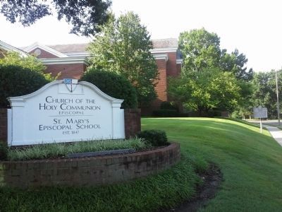 St. Mary's Episcopal School Marker. Click for full size. St. Mary's Episcopal School Marker image. Click for full size.