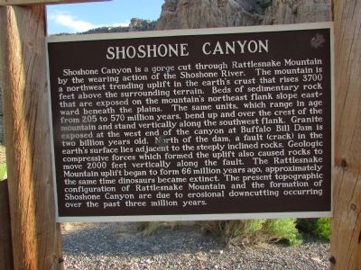 Shoshone Canyon Marker image. Click for full size.