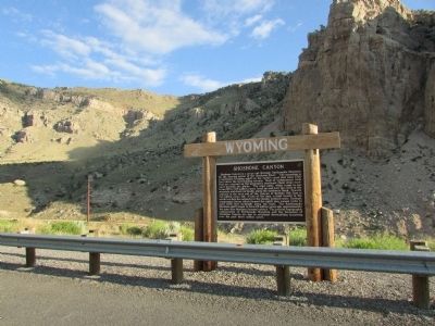 Shoshone Canyon Marker image. Click for full size.
