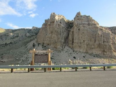 Shoshone Canyon Marker image. Click for full size.