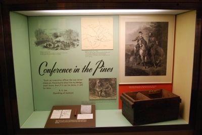 Chancellorsville Visitor Center Display image. Click for full size.