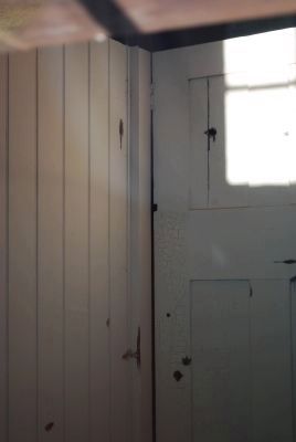 Bullet holes inside the Innis House. Click for full size. Bullet holes inside the Innis House image. Click for full size.