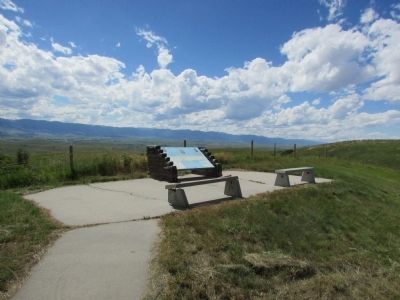 The Bozeman Trail Marker. Click for full size. The Bozeman Trail Marker image. Click for full size.