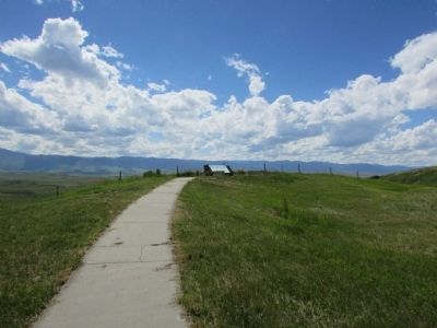 The Bozeman Trail Marker. Click for full size. The Bozeman Trail Marker image. Click for full size.