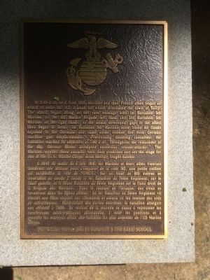 Belleau Wood USMC Interpretive Panel #1 Marker image. Click for full size.