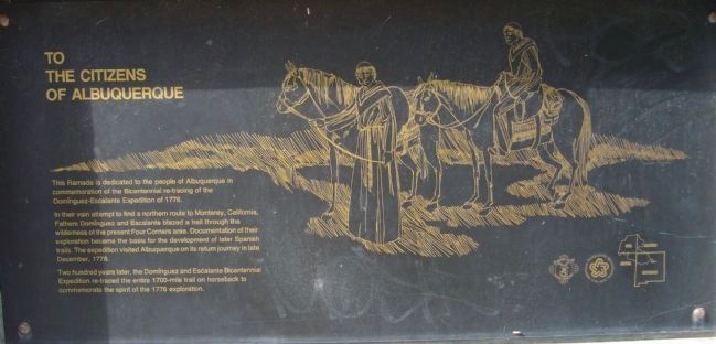 Dominguez y Escalante Expedition Marker image. Click for full size.