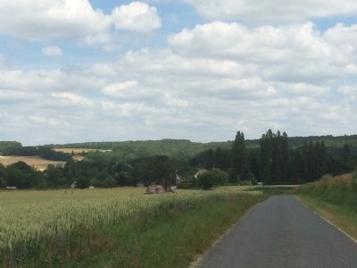 Town of Bouresches from attack site image. Click for full size.