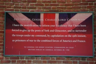 Lieutenant General Charles Lord Cornwallis image. Click for full size.