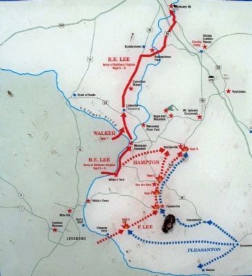 Map - Antietam Campaign image. Click for full size.