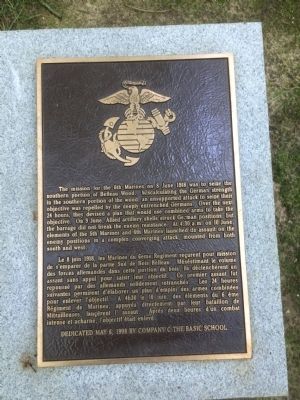 Belleau Wood USMC Interpretive Panel #3 Marker image. Click for full size.