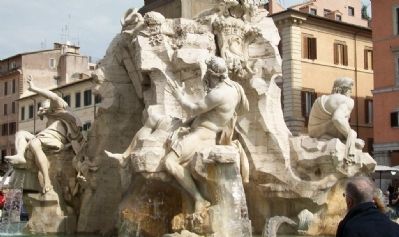Four Rivers Fountain on Navona Square image. Click for full size.
