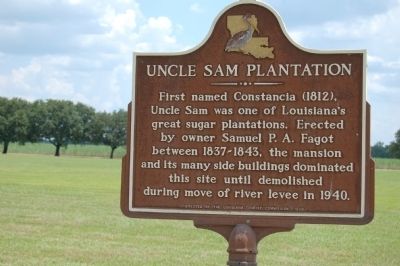 Uncle Sam Plantation Marker image. Click for full size.