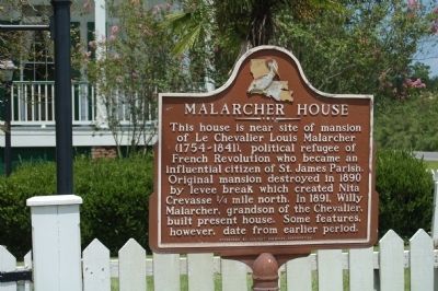 Malarcher House Marker image. Click for full size.