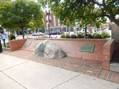 Northampton County�s First Court House Marker image. Click for full size.