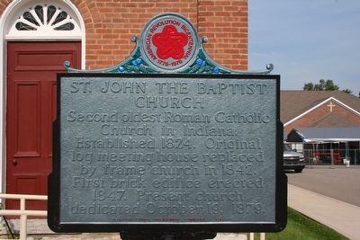 St. John The Baptist Church Marker image. Click for full size.