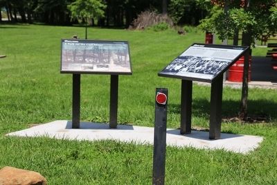 Two Markers in Hometown Community Park image. Click for full size.