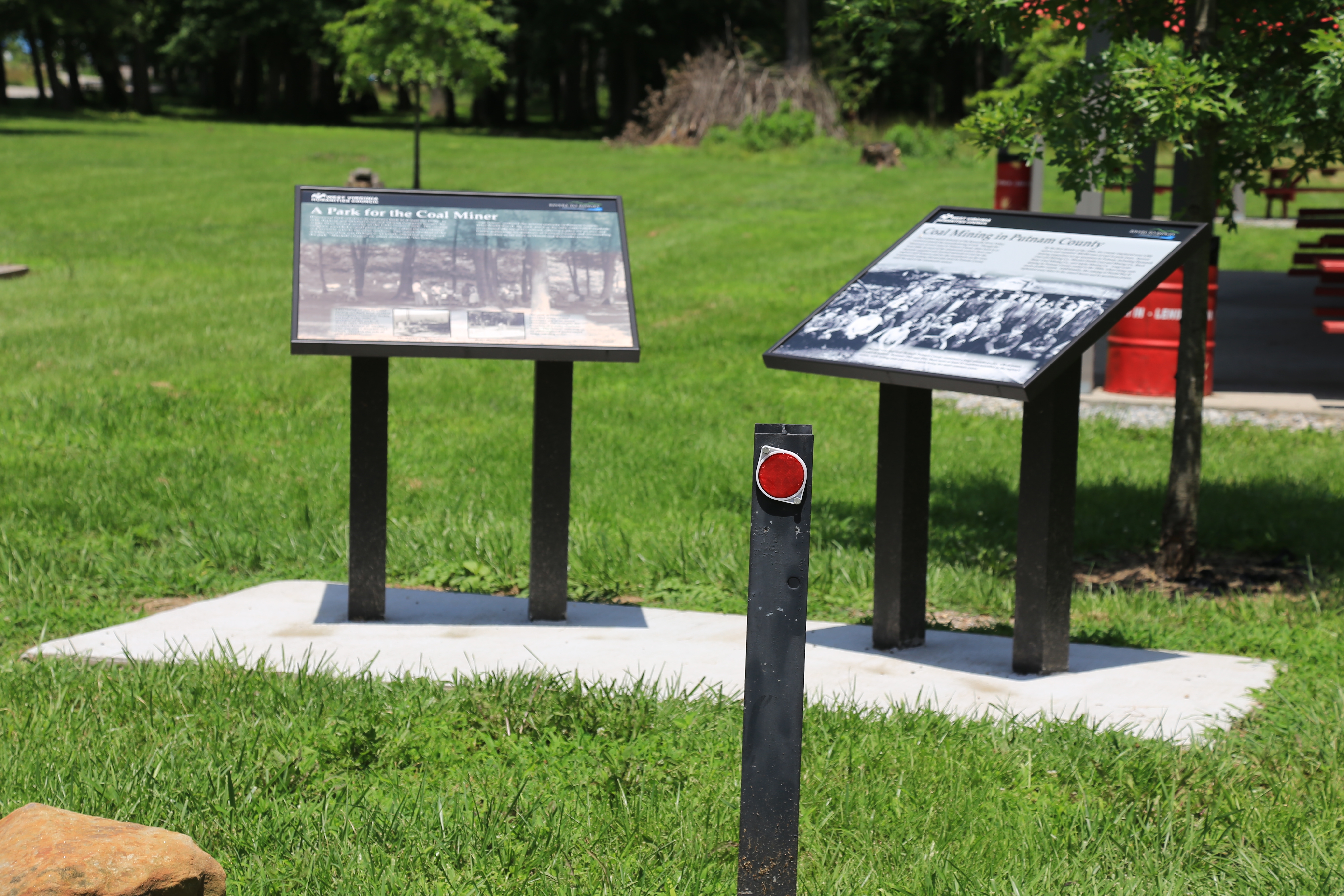 Two Markers in Hometown Community Park