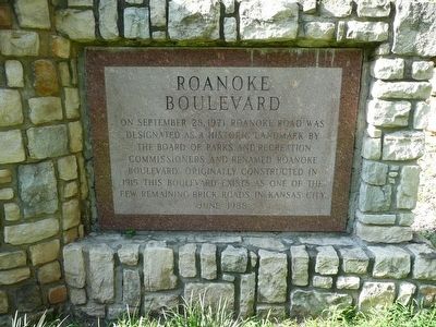 Roanoke Boulevard Marker image. Click for full size.