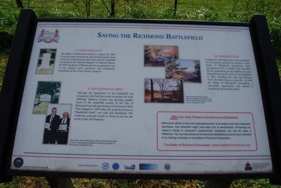 Saving the Richmond Battlefield Marker image. Click for full size.
