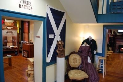 Battle of Richmond Visitor Center- Kirby Smith Bust image. Click for full size.