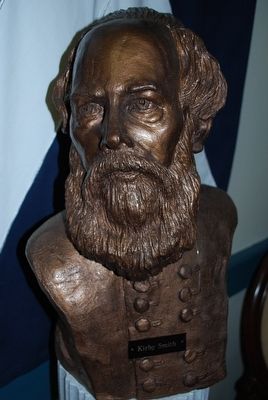 General Edmund Kirby Smith Bust - Close up image. Click for full size.