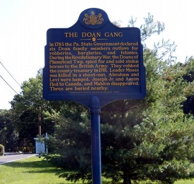 The Doan Gang Marker image. Click for full size.