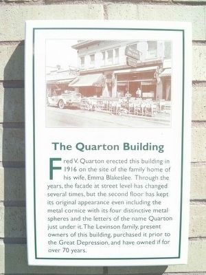 The Quarton Building Marker image. Click for full size.