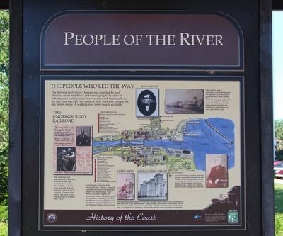 People of the River Marker. Click for full size. People of the River Marker image. Click for full size.