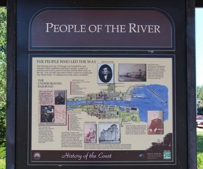 People of the River Marker image. Click for full size.